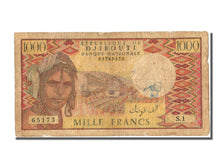 Djibouti, 1000 Francs, 1979, KM #37a, F(12-15), S
