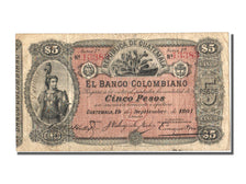 Guatemala, 5 Pesos, 1901, 1901-09-19, VF(20-25)