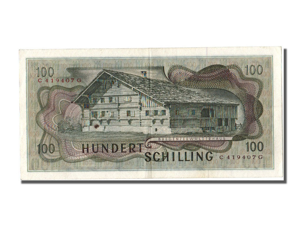 Banknote, Austria, 100 Schilling, 1969, 1969-10-02, AU(50-53)