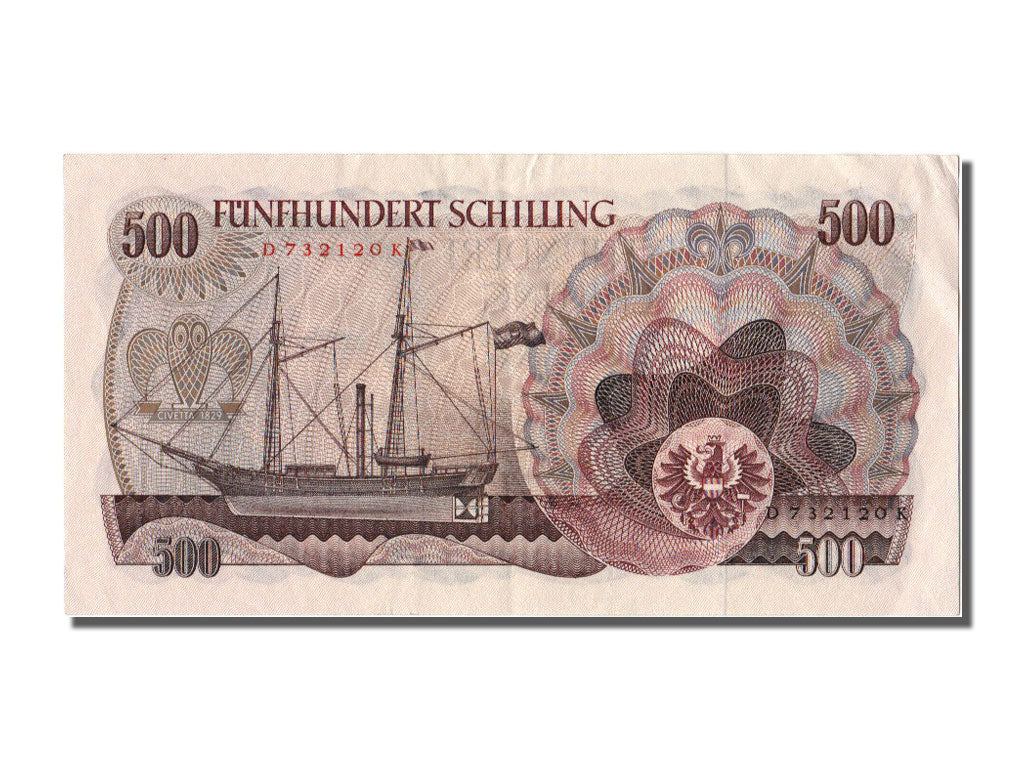 Austria, 500 Schilling, 1965, KM #139a, 1965-07-01, AU(55-58), D