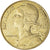 Moeda, França, 20 Centimes, 2000, EF(40-45), Cobre-Alumínio