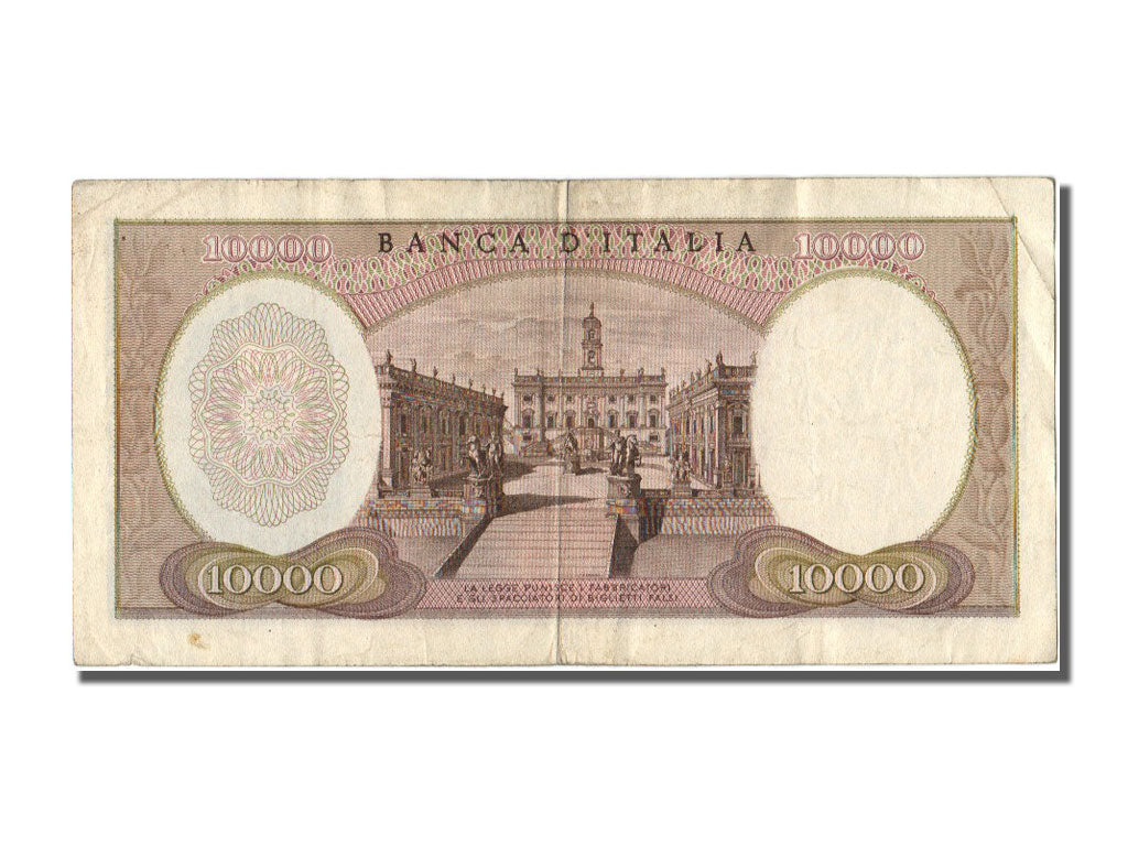 Italy, 10,000 Lire, 1968, KM #97c, 1968-01-04, EF(40-45), A