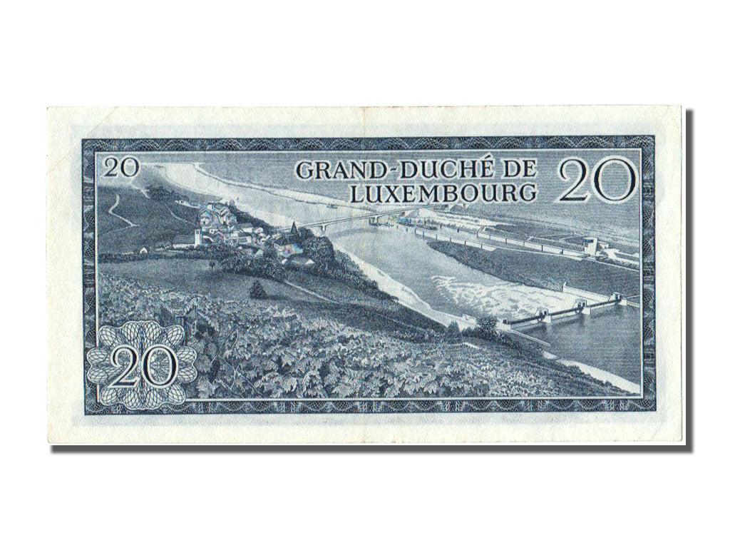 Luxembourg, 20 Francs, 1966, KM #54a, 1966-03-07, UNC(60-62), J