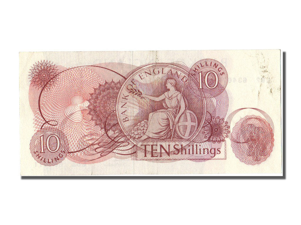 Great Britain, 10 Shillings, 1962, KM #373b, UNC(60-62), L62