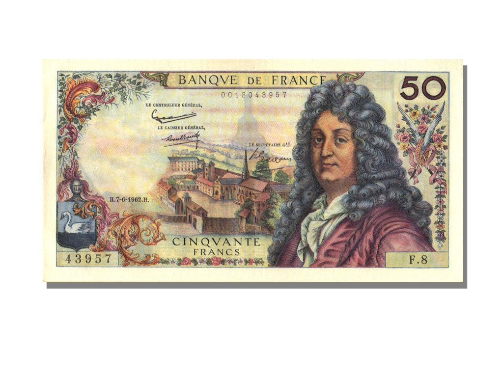 FRANCE, 50 Francs, 1962, KM #148a, 1962-11-08, UNC(63), F.8, Fayette #64.1