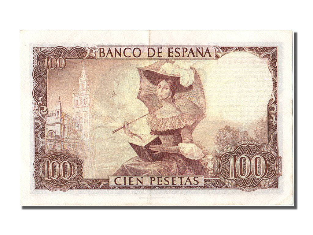 Banknote, Spain, 100 Pesetas, 1965, 1965-11-19, AU(55-58)