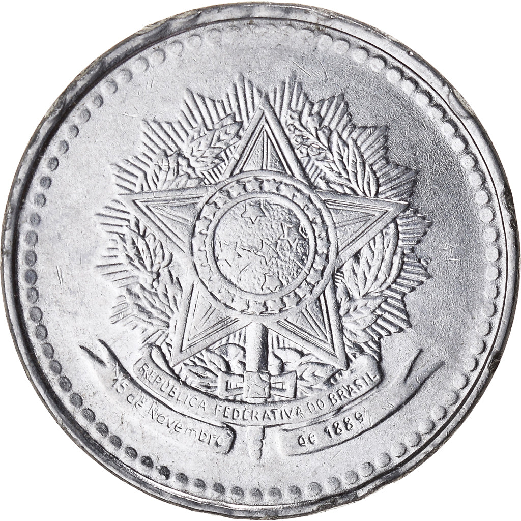 Moneta, Brasile, 10 Cruzados, 1988