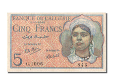 Algeria, 5 Francs, 1944, KM #94b, 1944-10-02, UNC(65-70), C