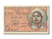 Algeria, 5 Francs, 1944, KM #94a, 1944-02-08, AU(55-58), M