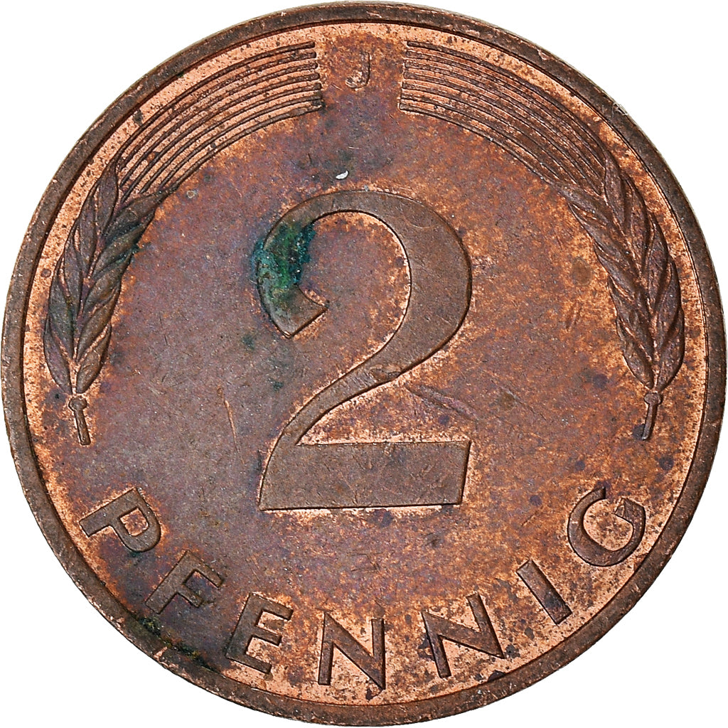 Coin, GERMANY - FEDERAL REPUBLIC, 2 Pfennig, 1993