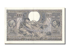Belgium, 100 Francs-20 Belgas, 1943, KM #107, 1943-07-14, AU(55-58), P