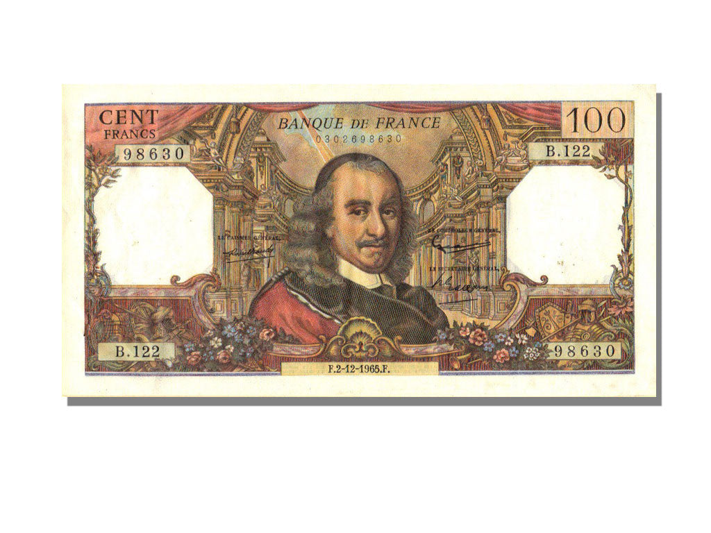 Billet, France, 100 Francs, 100 F 1964-1979 ''Corneille'', 1965, 1965-12-02