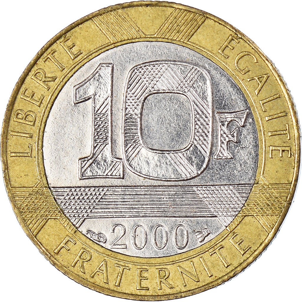Moneta, Francja, 10 Francs, 2000