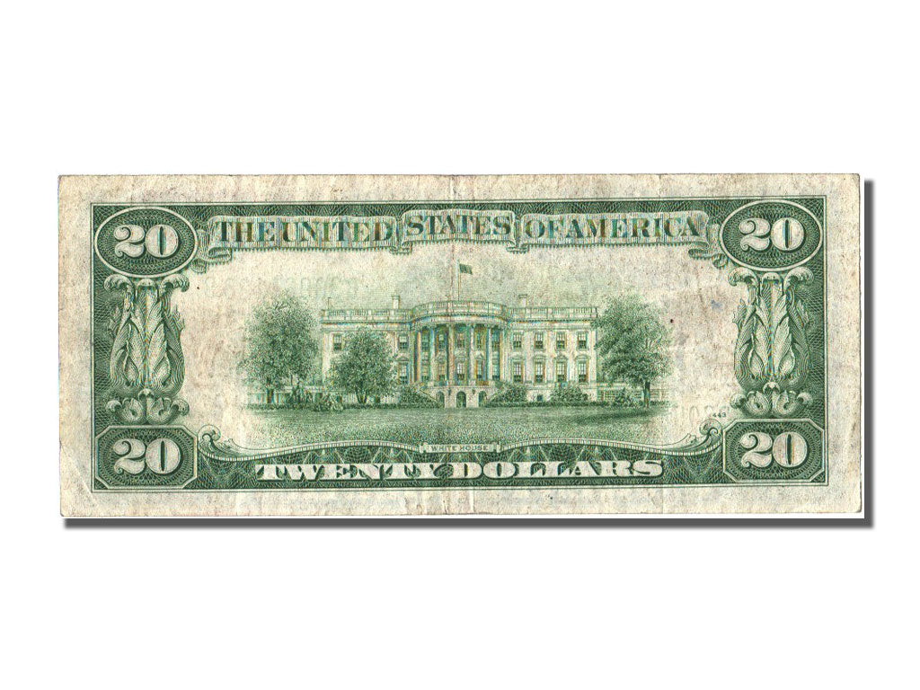 United States, 20 Dollars, 1934, EF(40-45), BB