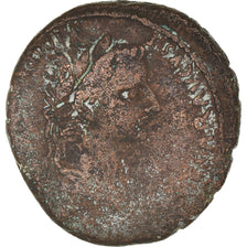 Coin, Augustus, As, 15-10 BC, Lyon - Lugdunum, VF(20-25), Bronze, RIC:230