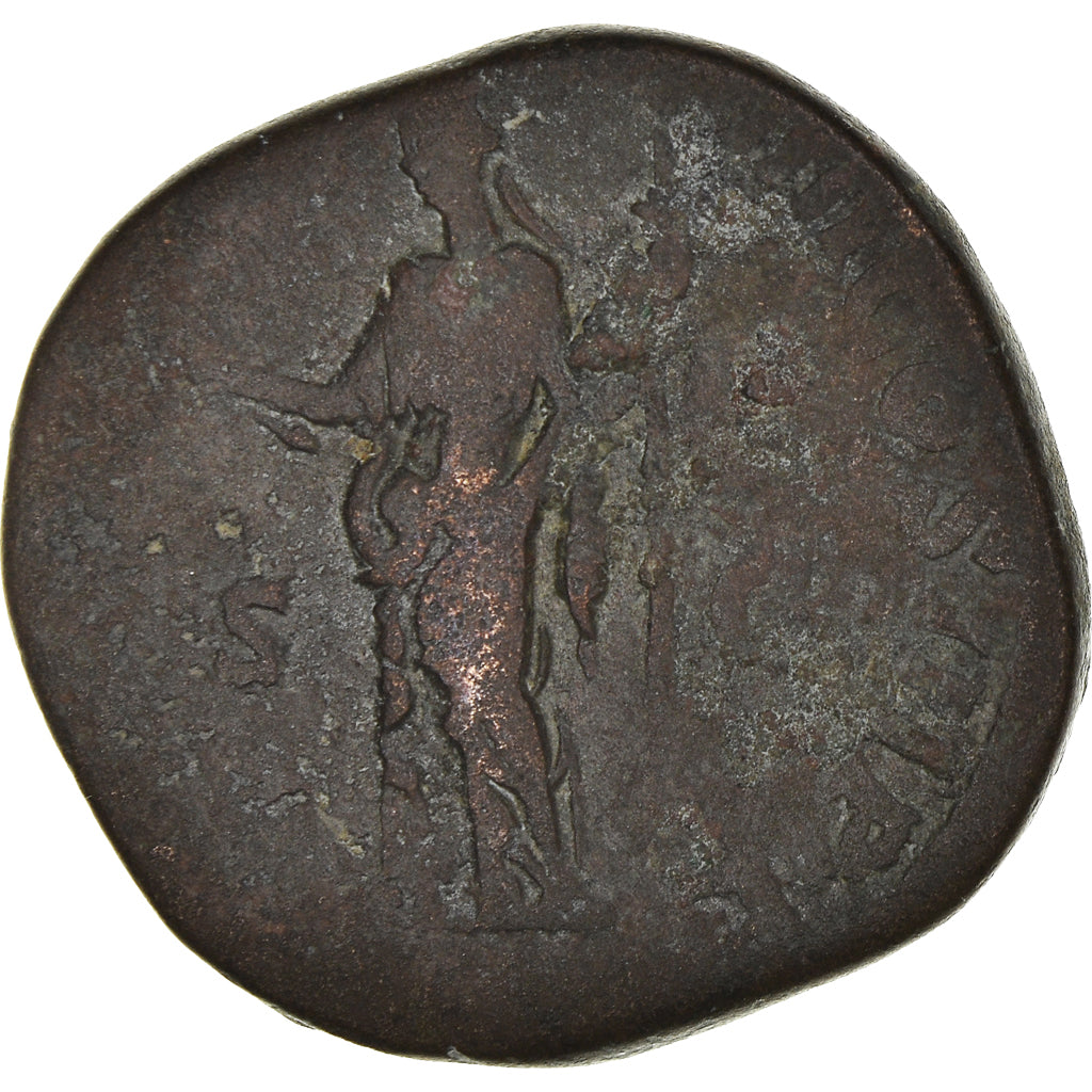 Moneda, Commodus, Sestercio, AD 181, Rome, BC+, Bronce, RIC:308a