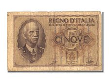 Italy, 5 Lire, 1939, VF(30-35)