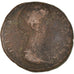Moeda, Diva Faustina I, As, After 141 AD, Rome, VF(20-25), Bronze, RIC:1169