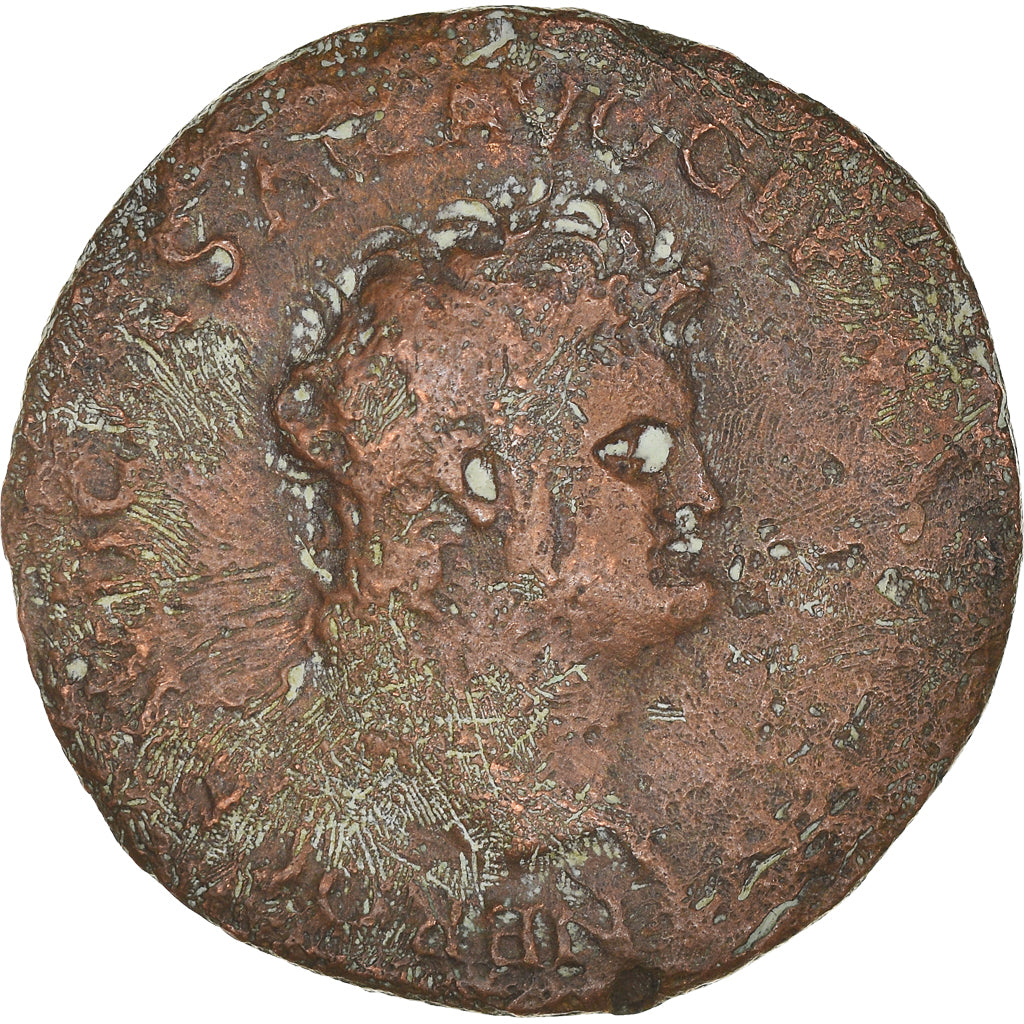 Coin, Nero, As, 62-68, Rome, VF(20-25), Bronze