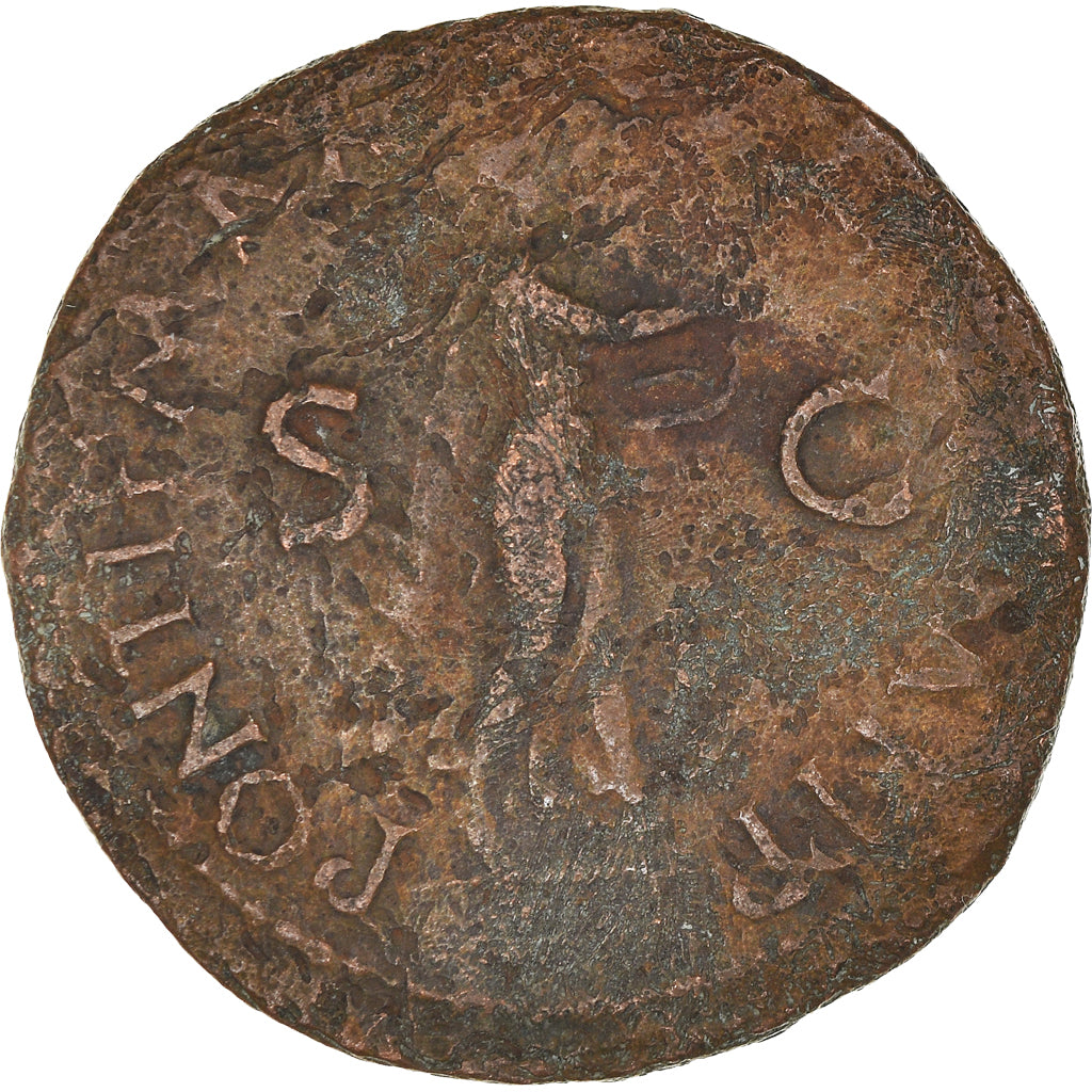 Coin, Nero, As, 62-68, Rome, VF(20-25), Bronze