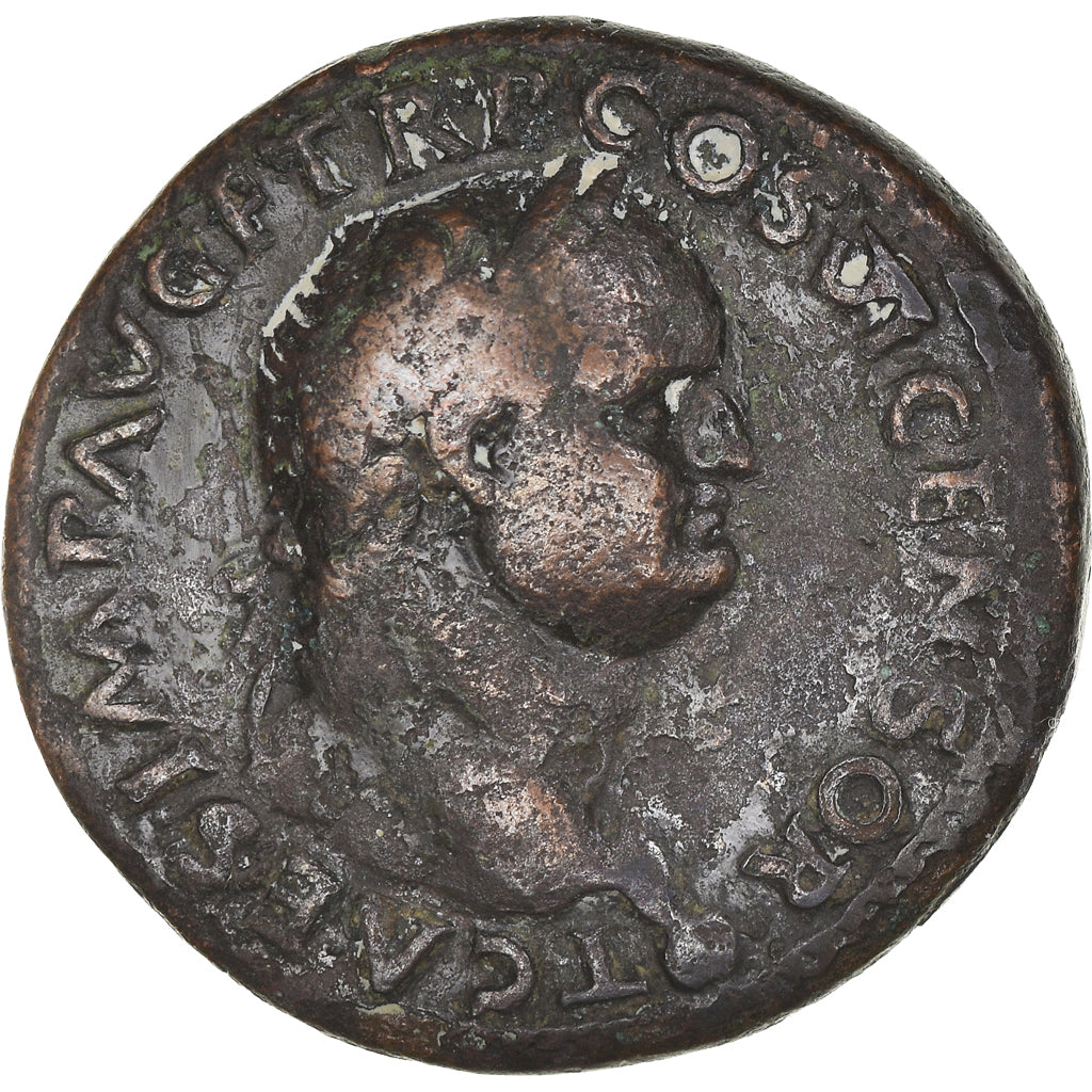 Münze, Titus, As, 77-78, Lyon - Lugdunum, S+, Bronze, RIC:1273