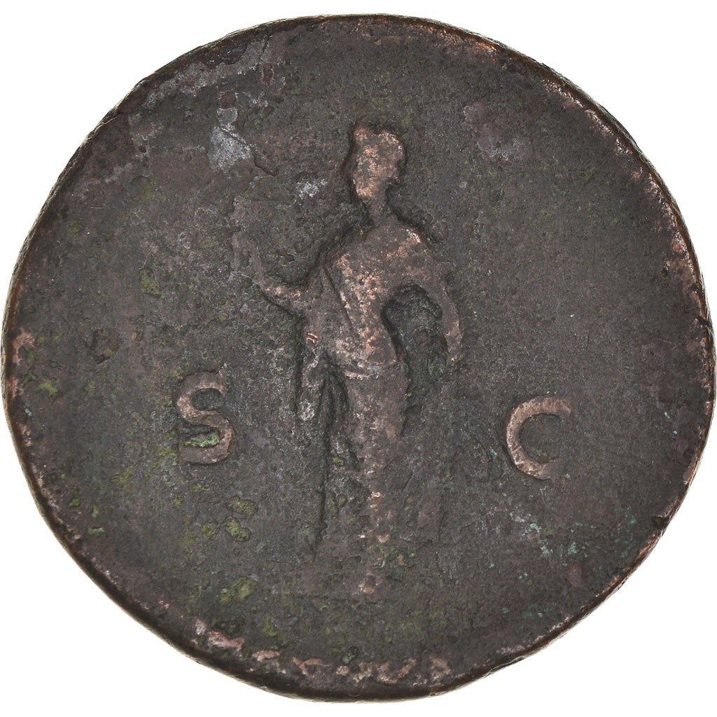 Münze, Titus, As, 77-78, Lyon - Lugdunum, S+, Bronze, RIC:1273