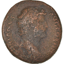 Coin, Hadrian, As, 133-135, Rome, VF(20-25), Bronze, RIC:2373
