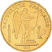 Munten, Frankrijk, Génie, 20 Francs, 1878, Paris, PR+, Goud, KM:825