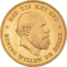 Monnaie, Pays-Bas, William III, 10 Gulden, 1875, SPL, Or, KM:105
