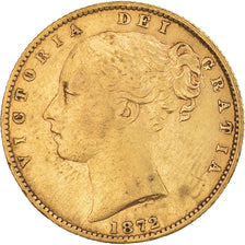Moneta, Australia, Elizabeth II, Sovereign, 1872, Sydney, BB, Oro, KM:6