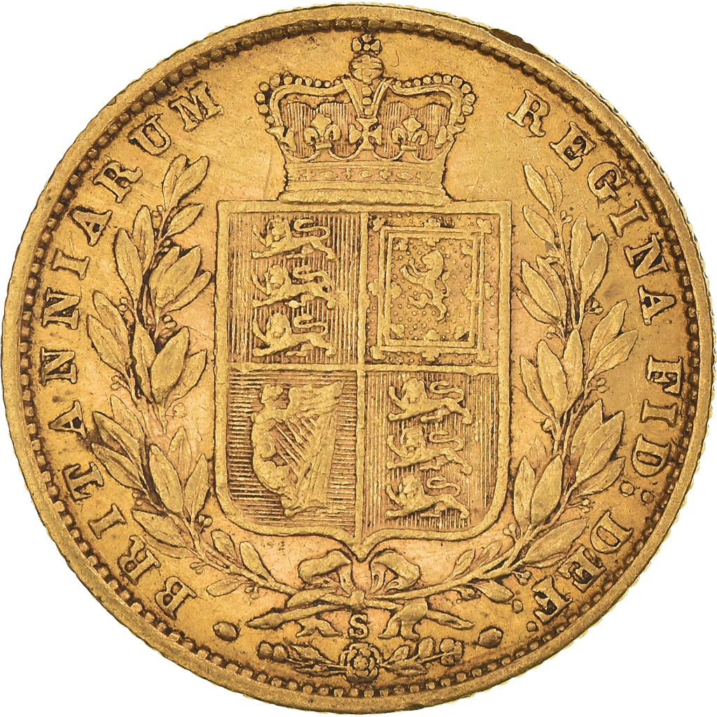 Coin, Australia, Elizabeth II, Sovereign, 1872, Sydney, EF(40-45), Gold, KM:6