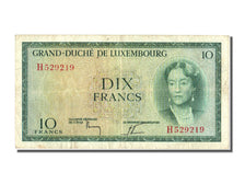Luxembourg, 10 Francs, 1954, KM #48a, EF(40-45), H