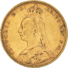 Coin, Australia, Victoria, Sovereign, 1888, Sydney, EF(40-45), Gold, KM:10