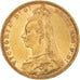 Coin, Australia, Victoria, Sovereign, 1893, Sydney, EF(40-45), Gold, KM:10