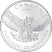 Coin, Canada, Great Horned Owl, 5 Dollars, 2015, 1 Oz, MS(60-62), Silver