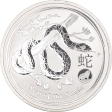 Moneda, Australia, Elizabeth II, Dollar, 2013, Perth, Year of the Snake, SC