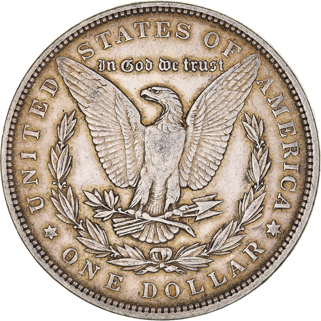Coin, United States, Morgan Dollar, Dollar, 1890, Philadelphia, EF(40-45)