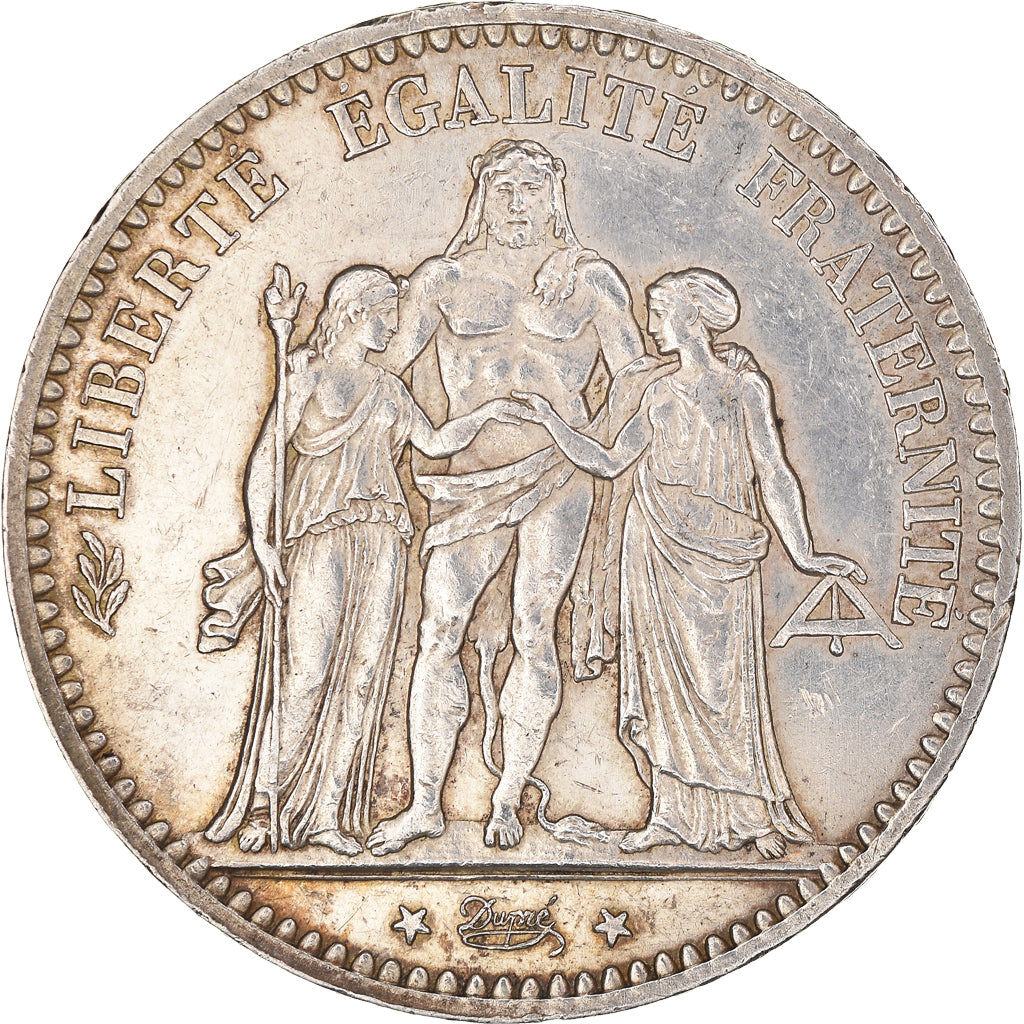 Monnaie, France, Hercule, 5 Francs, 1875, Paris, SUP, Argent, Gadoury:745a