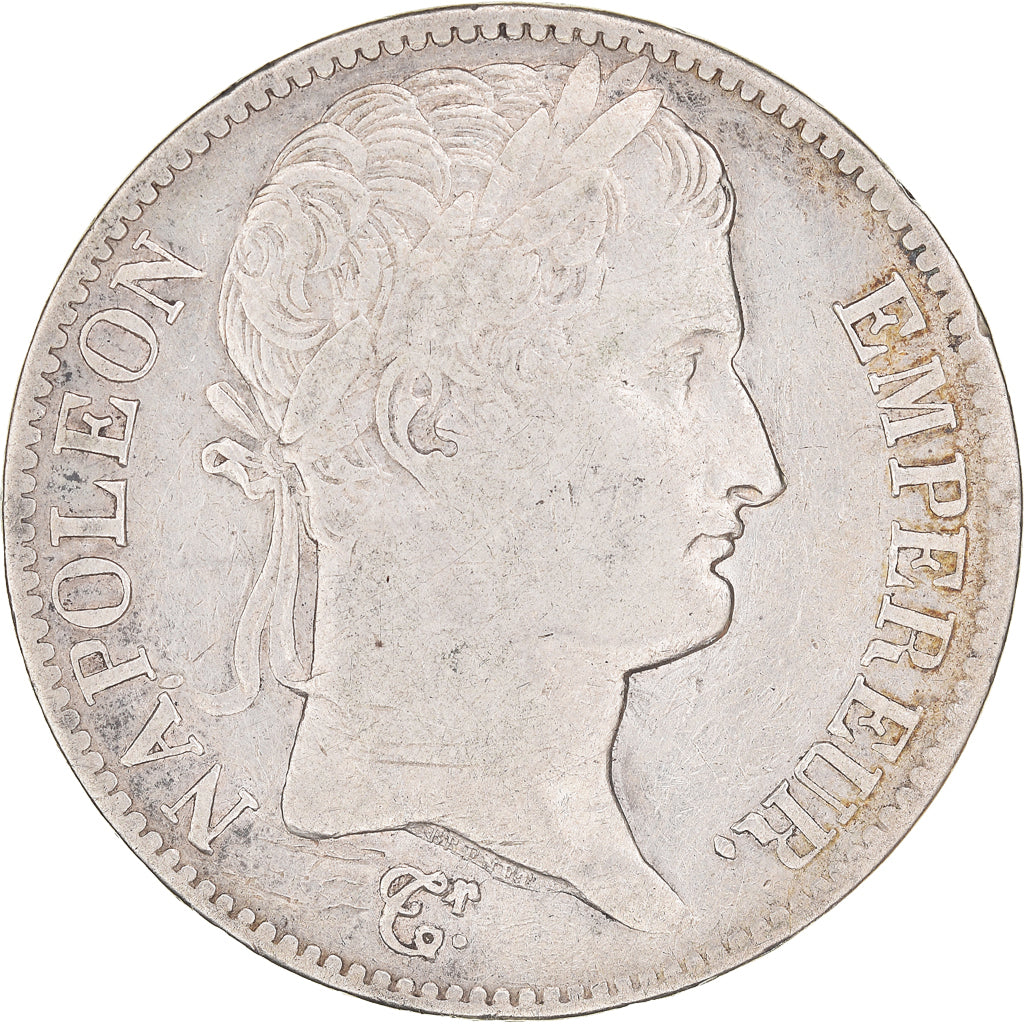 Moeda, França, Napoléon I, 5 Francs, 1811, Paris, VF(30-35), Prata, KM:694.1