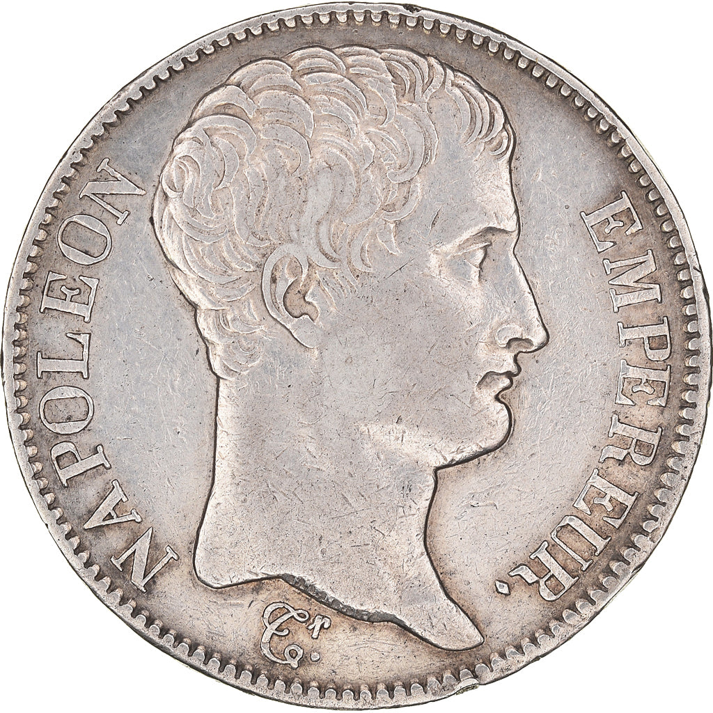 Münze, Frankreich, Napoléon I, 5 Francs, 1807, Paris, Very rare, SS, Silber
