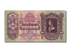 Hungary, 100 Pengö, 1930, KM #98, 1930-07-01, UNC(63), E