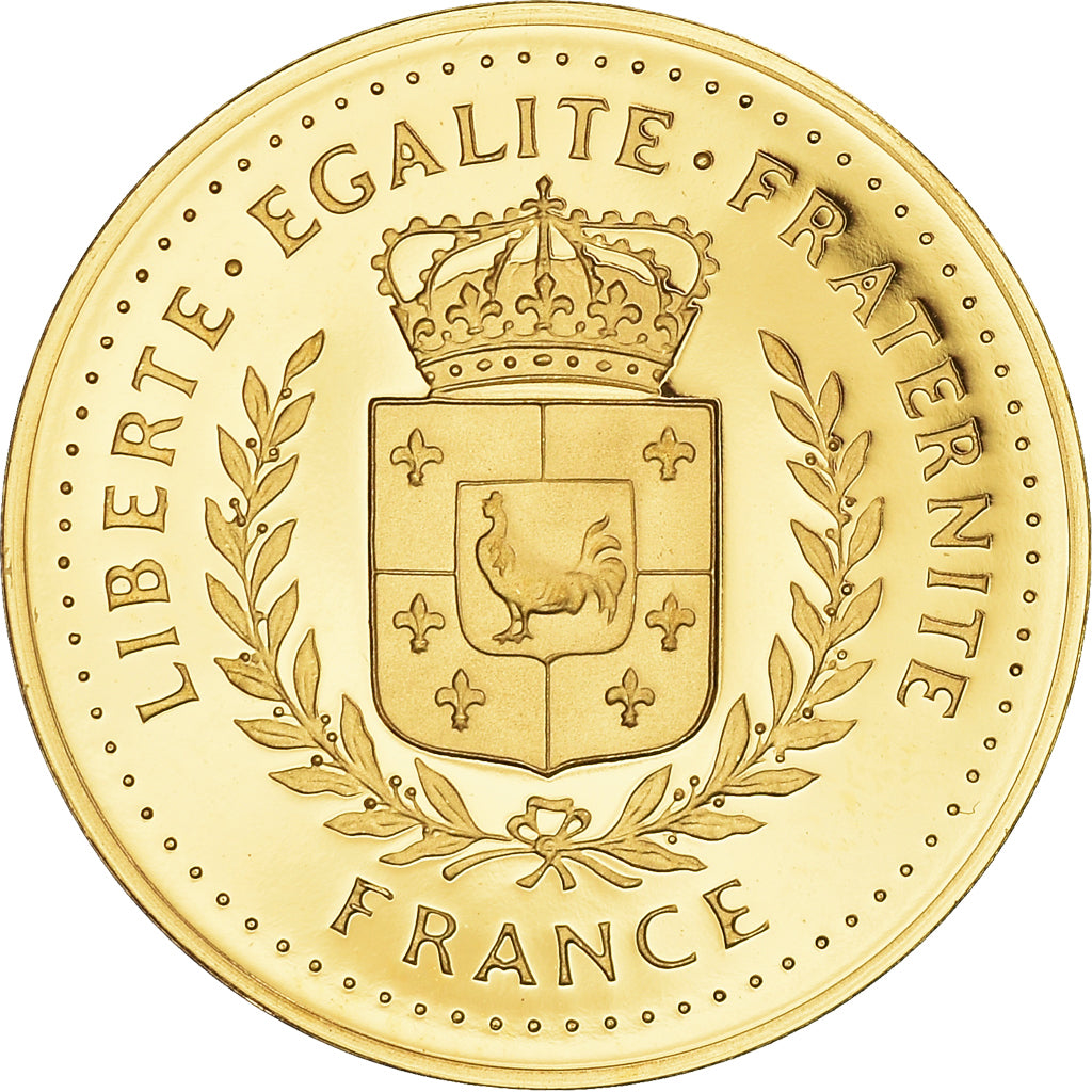 France, Medal, Général Leclerc, History, Proof, MS(65-70), Gold