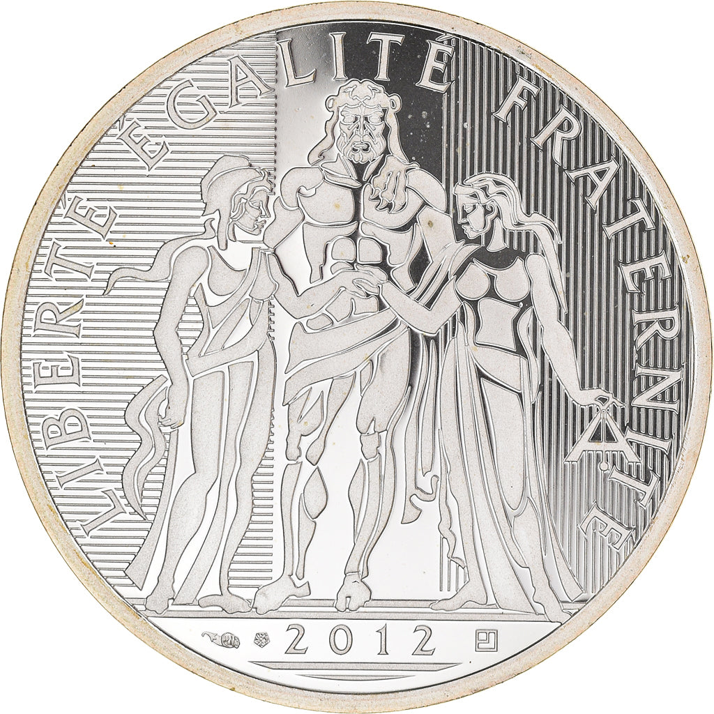 Francia, Monnaie de Paris, 10 Euro, Hercule, 2012, Paris, Proof, FDC, Plata