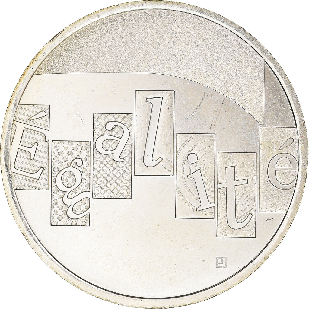 France, 5 Euro, Egalité, 2013, MS(60-62), Silver, Gadoury:EU646