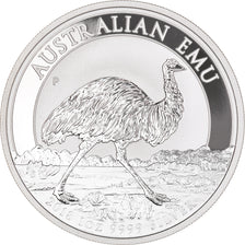 Coin, Australia, Australian Emu, 1 Dollar, 2018, 1 Oz, MS(65-70), Silver