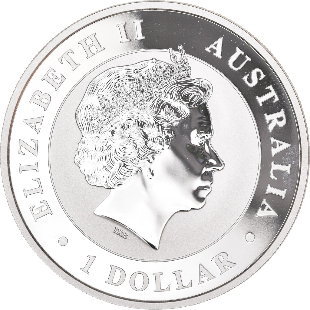 Coin, Australia, Australian Emu, 1 Dollar, 2018, 1 Oz, MS(65-70), Silver