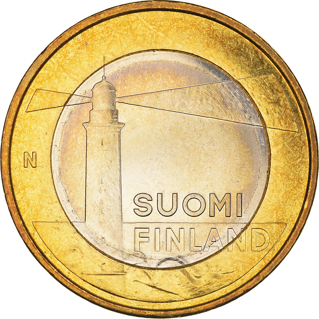 Finlande, 5 Euro, Åland, Sälskär Lighthouse, 2013, SPL, Bimétallique, KM:200