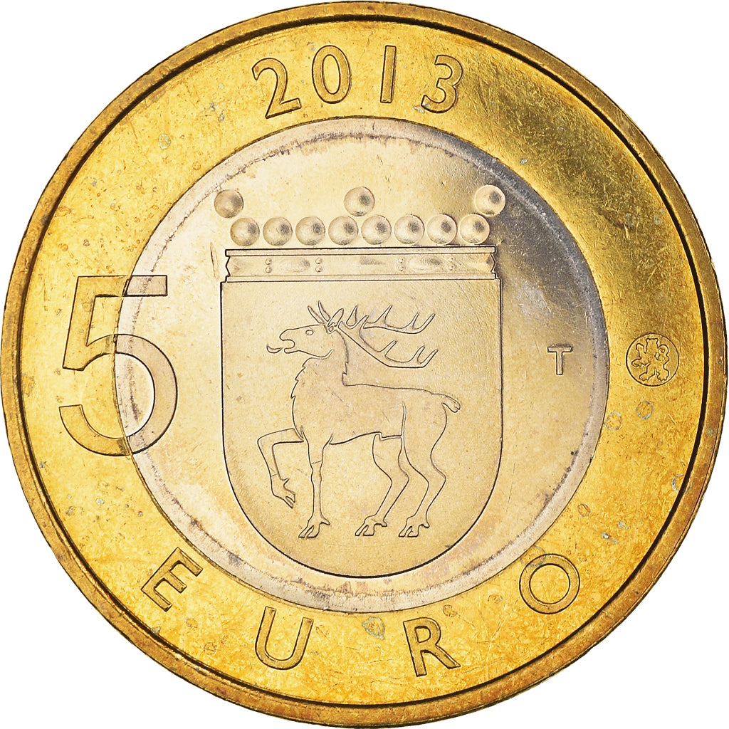 Finlande, 5 Euro, Åland, Sälskär Lighthouse, 2013, SPL, Bimétallique, KM:200