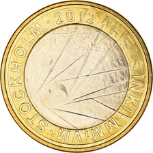 Finlandia, 5 Euro, IIHF Hockey World Championship, 2012, SPL, Bi-metallico