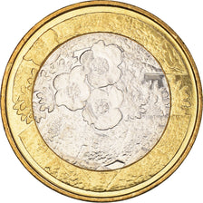 Finland, 5 Euro, The Nordic Nature - Flora, 2012, MS(64), Bi-Metallic, KM:184